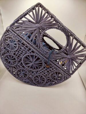 image Handmade Wicker Basket Bag